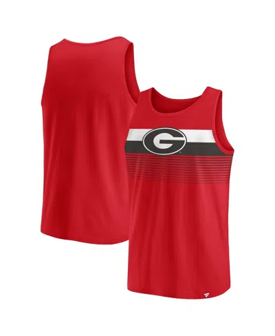 Fanatics Branded Men's Red Georgia Bulldogs Wild Game Tank Top In Ar,ar