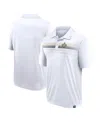 Fanatics Branded White New Orleans Saints Victory For Us Interlock Polo In Wht,black