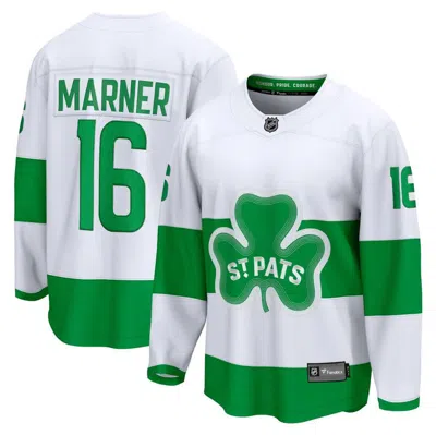 Fanatics Branded Mitch Marner White Toronto Maple Leafs St. Patricks Alternate Premier Breakaway Pla