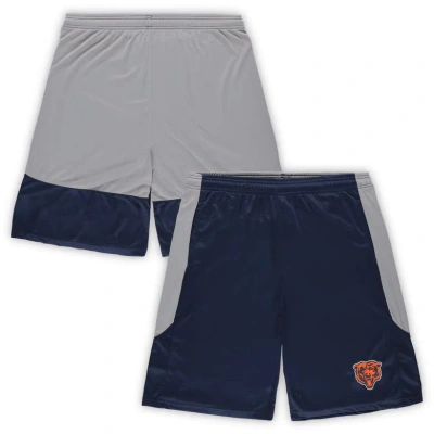 Fanatics Branded Navy Chicago Bears Big & Tall Team Logo Shorts