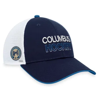 Fanatics Branded Navy Columbus Blue Jackets Authentic Pro Alternate Jersey Trucker Adjustable Hat