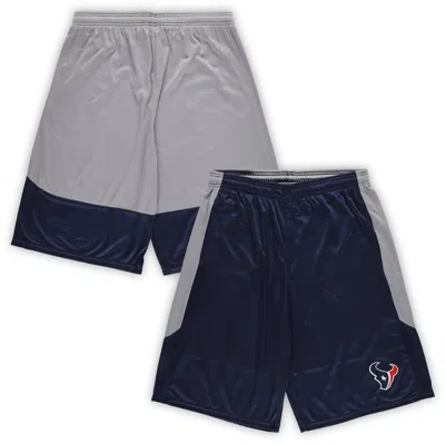 Fanatics Branded Navy Houston Texans Big & Tall Team Logo Shorts