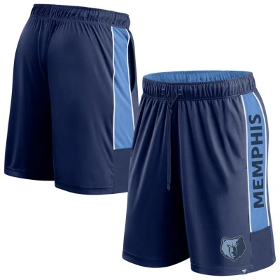 Fanatics Branded Navy Memphis Grizzlies Game Winner Defender Shorts