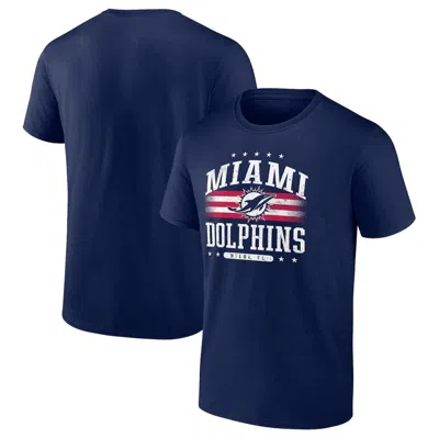 Fanatics Branded Navy Miami Dolphins Americana T-shirt