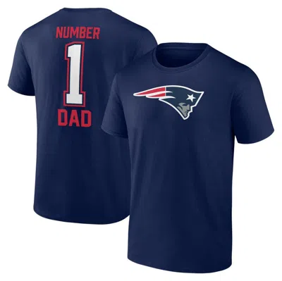 Fanatics Branded Navy New England Patriots Father's Day T-shirt