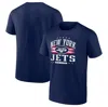 Fanatics Branded  Navy New York Jets Americana T-shirt In Navy