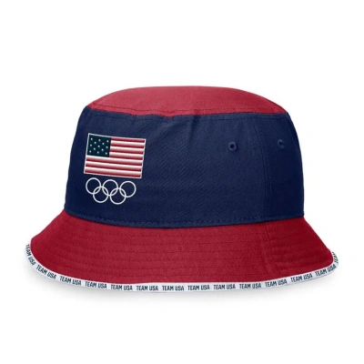 Fanatics Branded Navy Team Usa Bucket Hat In An,bc