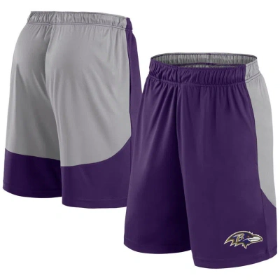 Fanatics Branded Purple Baltimore Ravens Big & Tall Team Logo Shorts