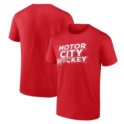 Fanatics Branded Red Detroit Red Wings Local T-shirt