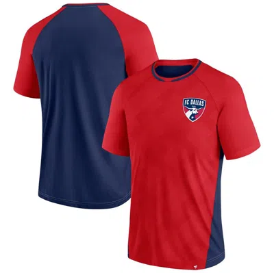 Fanatics Branded Red Fc Dallas Attacker Raglan T-shirt