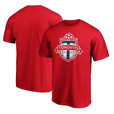Fanatics Branded Red Toronto Fc Logo T-shirt