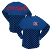 FANATICS FANATICS BRANDED ROYAL CHICAGO CUBS CHECKER PRINT LONG SLEEVE T-SHIRT