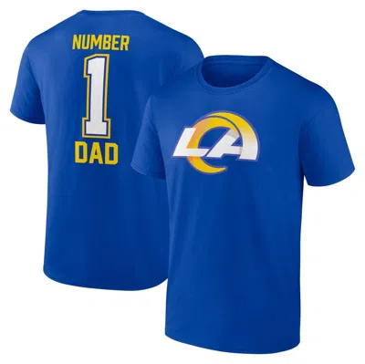Fanatics Branded Royal Los Angeles Rams Father's Day T-shirt