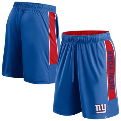 Fanatics Branded  Royal New York Giants Win The Match Shorts