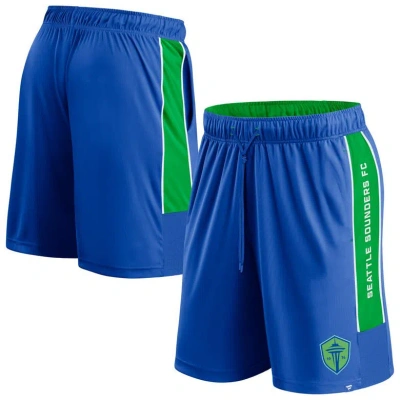 Fanatics Branded Royal Seattle Sounders Fc Corner Kick Shorts