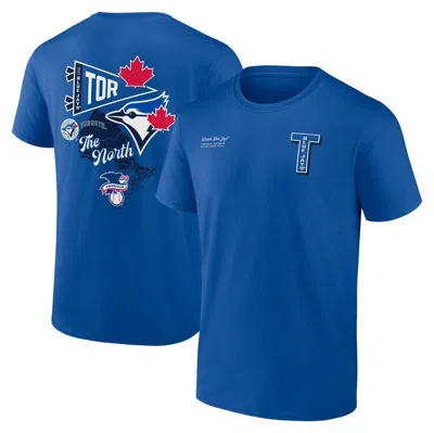 Fanatics Branded Royal Toronto Blue Jays Split Zone T-shirt