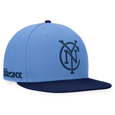 Fanatics Branded Sky Blue/navy New York City Fc Downtown Snapback Hat