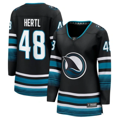 Fanatics Branded Tomas Hertl Black San Jose Sharks Alternate Premier Breakaway Player Jersey