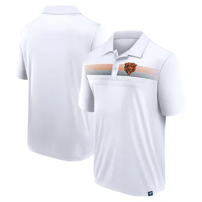 Fanatics Branded White Chicago Bears Victory For Us Interlock Polo