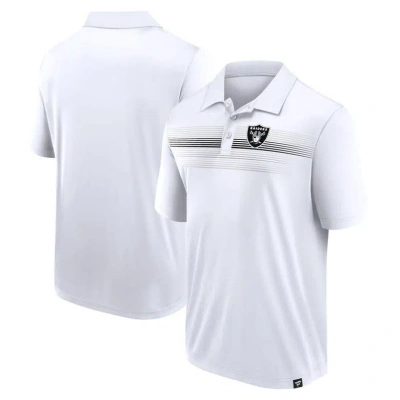 Fanatics Branded White Las Vegas Raiders Victory For Us Interlock Polo