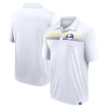 Fanatics Branded White Los Angeles Rams Victory For Us Interlock Polo In White