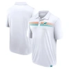 FANATICS FANATICS BRANDED WHITE MIAMI DOLPHINS VICTORY FOR US INTERLOCK POLO