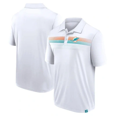 Fanatics Branded White Miami Dolphins Victory For Us Interlock Polo