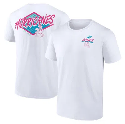 Fanatics Branded White Miami Hurricanes Spring 2024 Spring Break T-shirt
