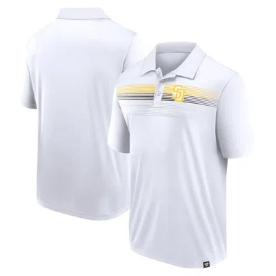 Fanatics Branded White San Diego Padres Victory For Us Interlock Polo