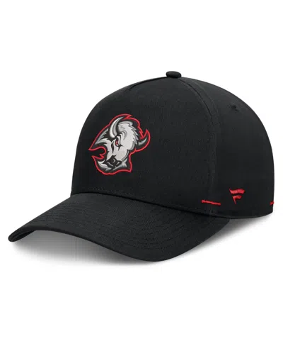 Fanatics Buffalo Sabres Authentic Pro Rink Pinched Front Panel Baseball Cap In Black