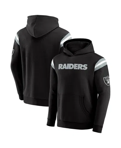 Fanatics Darius Rucker Collection By  Men's Black Las Vegas Raiders Football Washed Pullover Hoodie