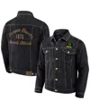 Fanatics Darius Rucker Collection By  Men's Black Oregon Ducks Button-up Denim Jacket In Black