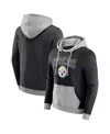 Fanatics Darius Rucker Collection By  Men's Black Pittsburgh Steelers Coaches Hoodie In Gray