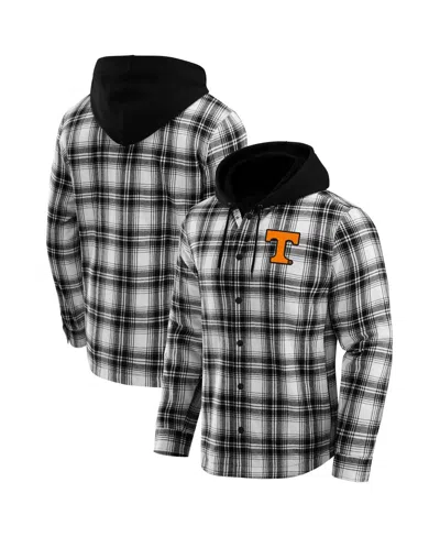 Fanatics Darius Rucker Collection By  Men's Black Tennessee Volunteers Plaid Flannel Quilted Full-sna