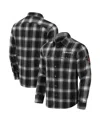 Fanatics Darius Rucker Collection By  Men's Black Usc Trojans Team Flannel Plaid Full-snap Shirt In Black