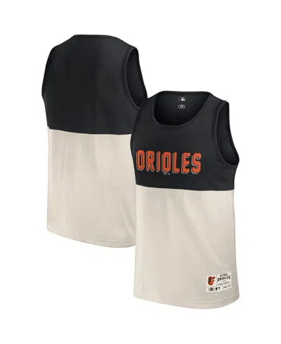Fanatics Darius Rucker Collection By  Men's Black/cream Baltimore Orioles Color Block Tank Top