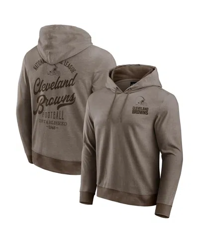 Fanatics Darius Rucker Collection By  Men's Brown Cleveland Browns Tonal Knit Pullover Hoodie