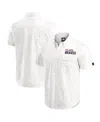 Fanatics Darius Rucker Collection By  Men's Cream Atlanta Braves Printed Button-down Shirt In White