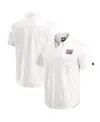 Fanatics Darius Rucker Collection By  Men's Cream Chicago Cubs Printed Button-down Shirt In White