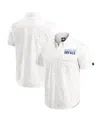 Fanatics Darius Rucker Collection By  Men's Cream Kansas City Royals Printed Button-down Shirt In White