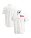 Fanatics Darius Rucker Collection By  Men's Cream Chicago Cubs Printed Button-down Shirt In White