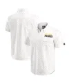 Fanatics Darius Rucker Collection By  Men's Cream San Diego Padres Printed Button-down Shirt In Multi