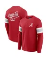 Fanatics Darius Rucker Collection By  Men's Crimson Alabama Crimson Tide Waffle-knit Raglan Long Slee In Red