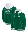 Fanatics Darius Rucker Collection By  Men's Green New York Jets Full-snap Hoodie Jacket In Green