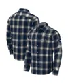 Fanatics Darius Rucker Collection By  Men's Navy Penn State Nittany Lions Team Flannel Plaid Full-sna In Blue