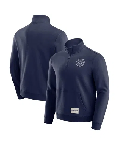 Fanatics Darius Rucker Collection By  Men's Navy Penn State Nittany Lions Quarter-zip Pullover Hoodie In Blue