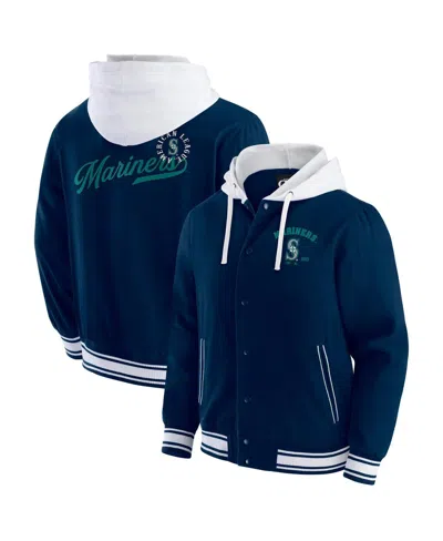 Fanatics Darius Rucker Collection By  Men's Navy Seattle Mariners Full-snap Jacket In Blue