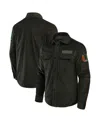 Fanatics Darius Rucker Collection By  Men's Olive Miami Hurricanes Corduroy Full-button Shacket In Black