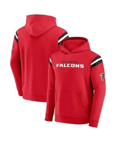 Fanatics Darius Rucker Collection By  Men's Red Atlanta Falcons Football Washed Pullover Hoodie