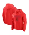 Fanatics Darius Rucker Collection By  Men's Red Georgia Bulldogs Faded Hoodie In Red